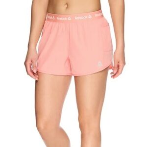 Reebok Women's Peach Athletic Shorts